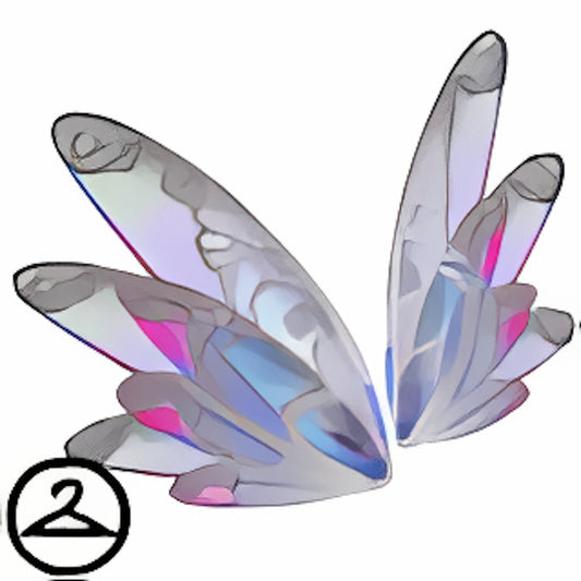 Delicate Dyed Cotton Wings