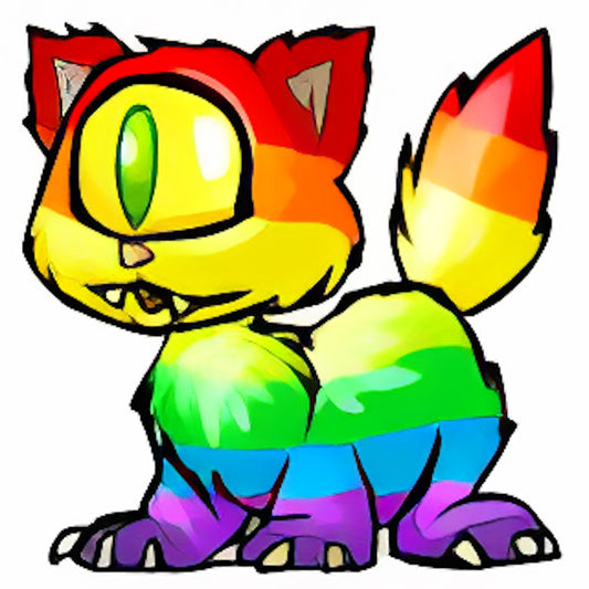 Rainbow Meowclops