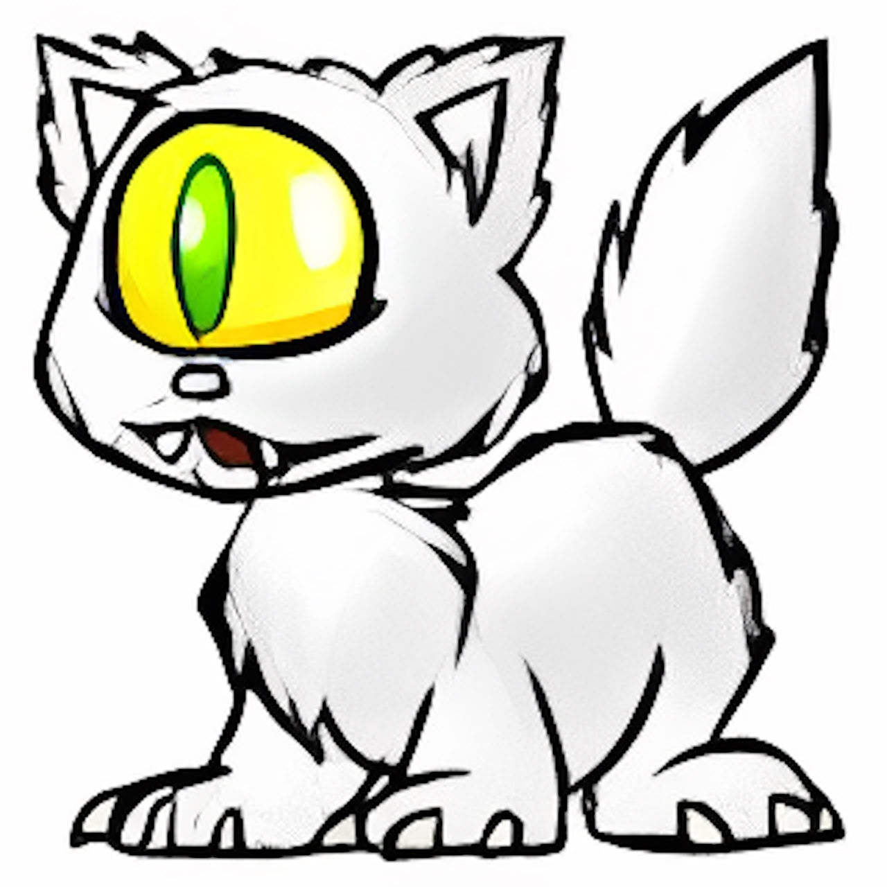 White Meowclops