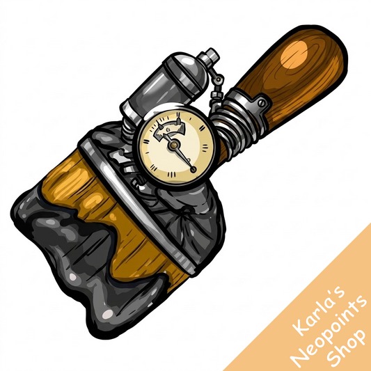 Steampunk Paint Brush