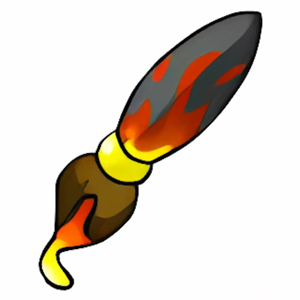 Fire Petpet Paint Brush 