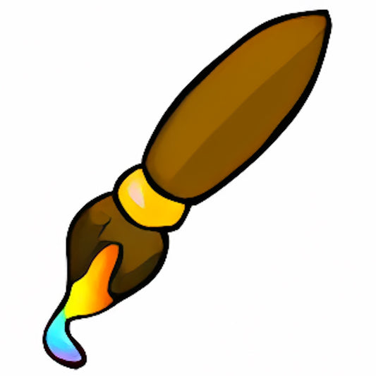 Rainbow Petpet Paint Brush