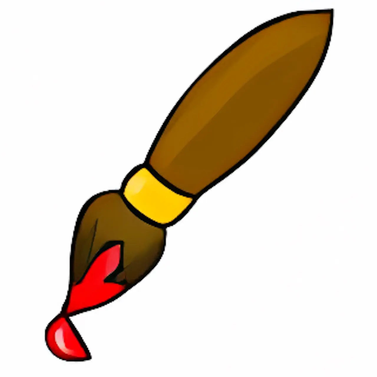 Red Petpet Paint Brush 