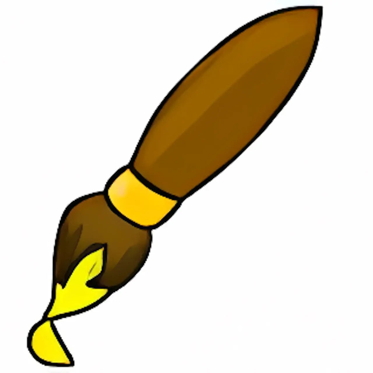 Yellow Petpet Paint Brush 