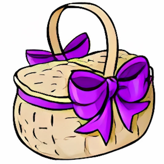 Purple Picnic Hamper