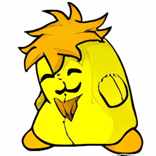 Evil Twin Yellow Chia Plushie