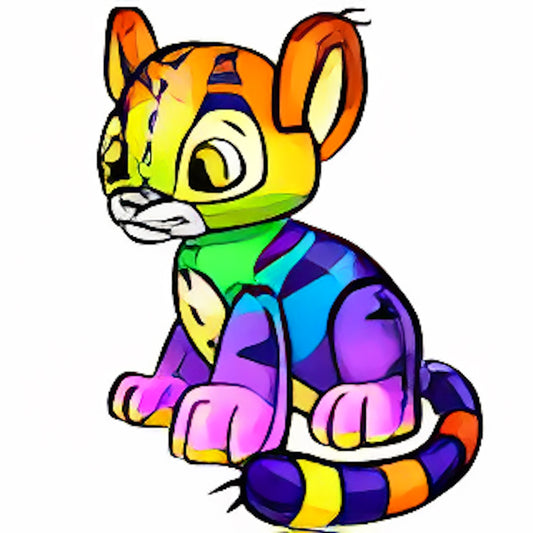 Rainbow Kougra Plushie