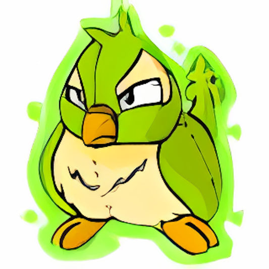 Magical Green Pteri Plushie