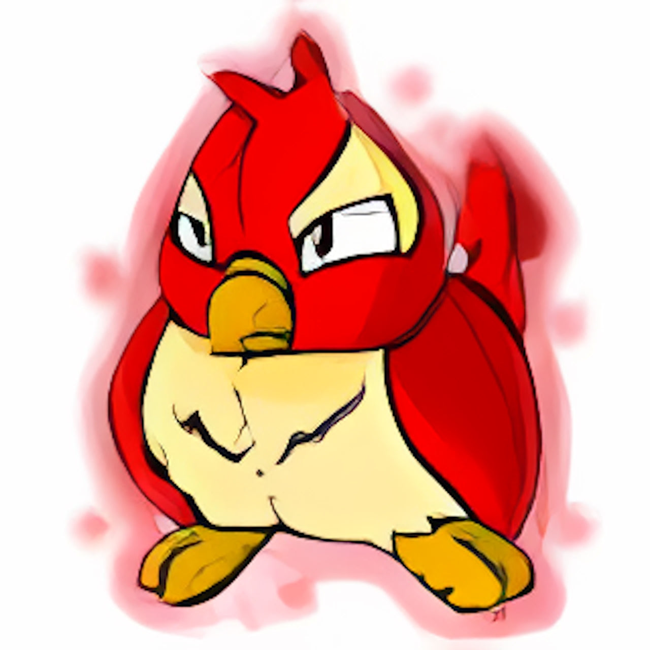 Magical Red Pteri Plushie