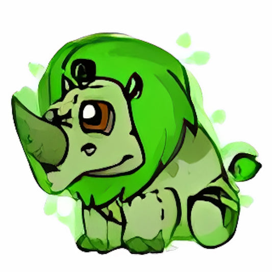 Magical Green Tonu Plushie