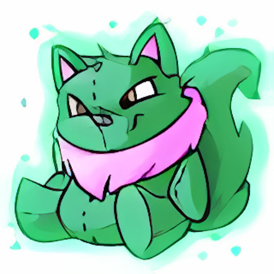 Magical Green Wocky Plushie