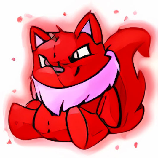 Magical Red Wocky Plushie