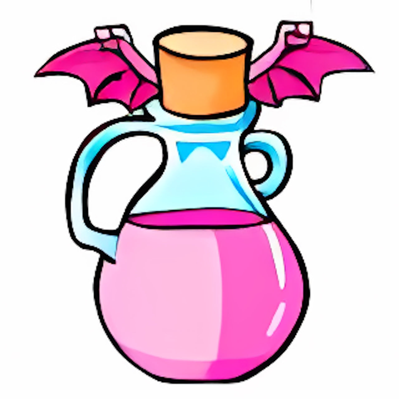 Pink Korbat Morphing Potion