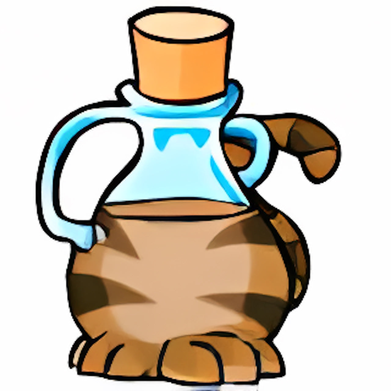 Brown Kougra Morphing Potion