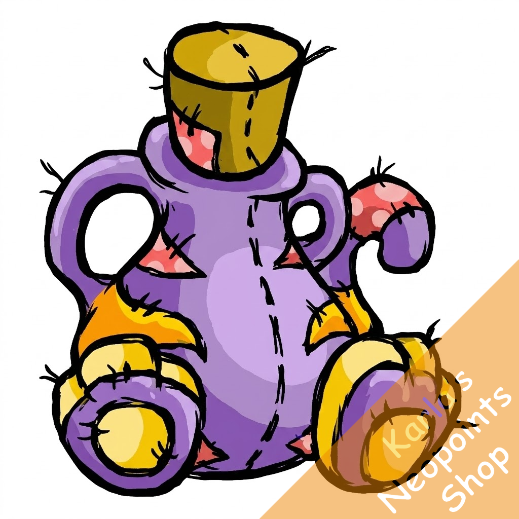 Plushie Kougra Morphing Potion