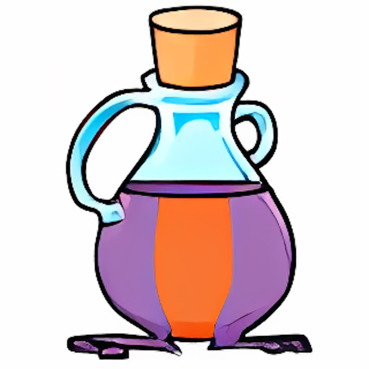 Purple Techo Morphing Potion