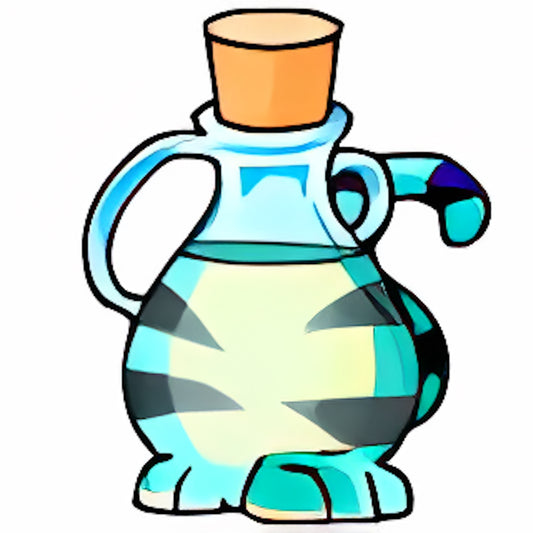 Blue Kougra Morphing Potion