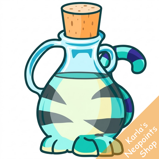 Blue Kougra Morphing Potion