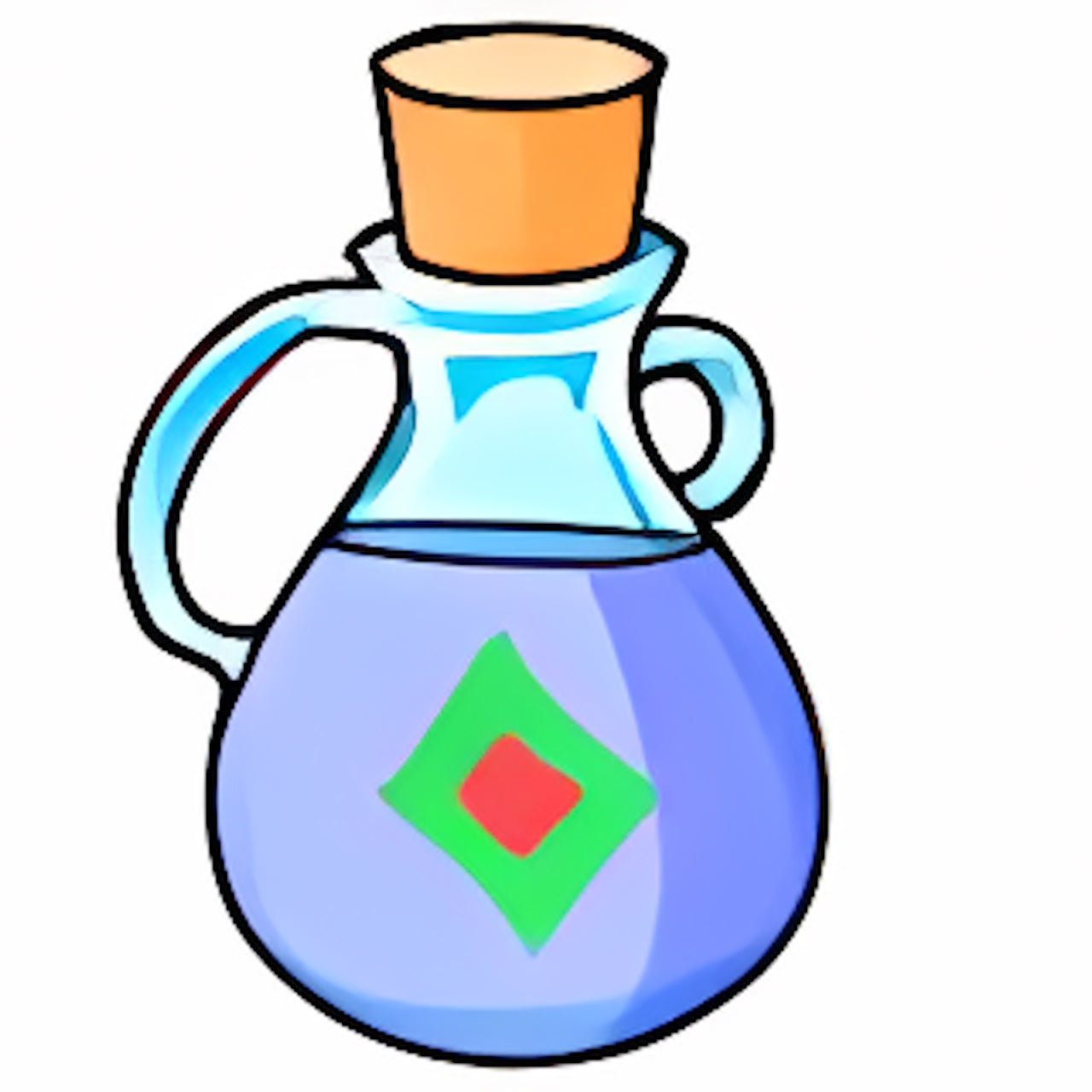 Blue Peophin Morphing Potion