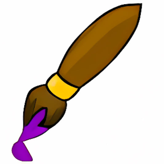 Purple Petpet Paint Brush