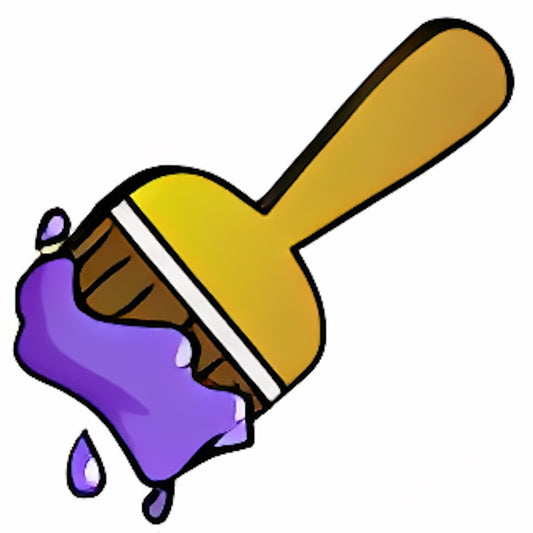 Purple Paint Brush