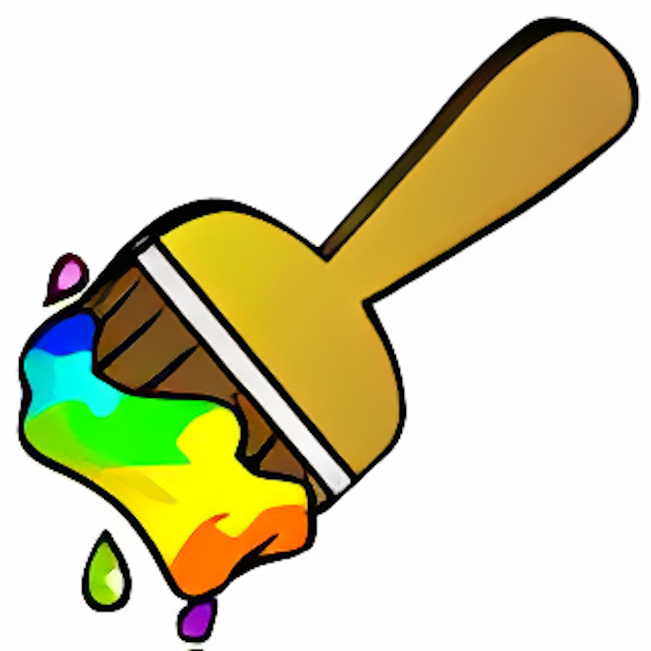 Rainbow Paint Brush