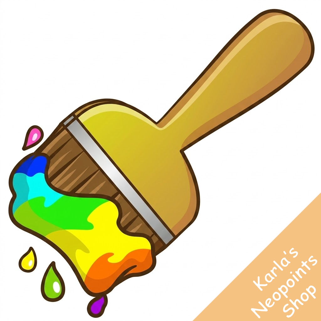 Rainbow Paint Brush
