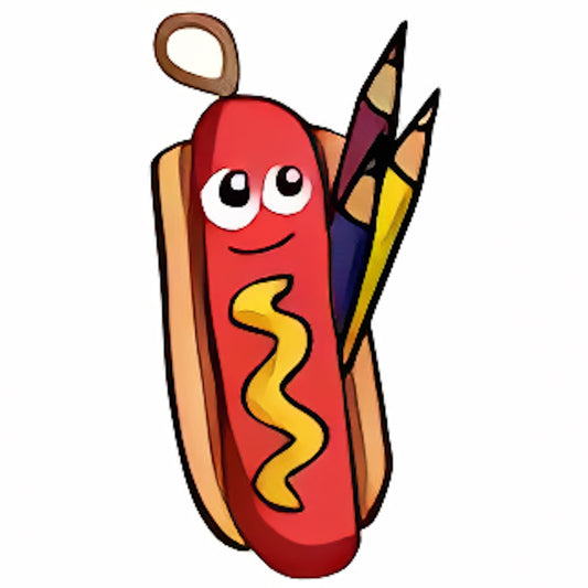 Hot Dog Pencil Case