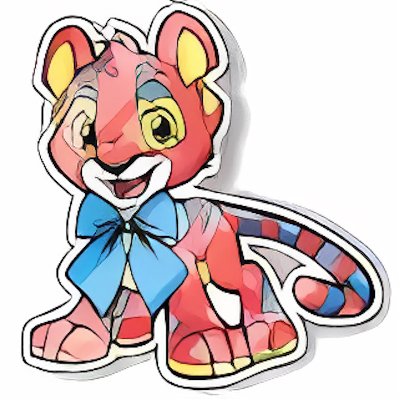 25th Anniversary Kougra Sticker – Karla's Neopoints Shop