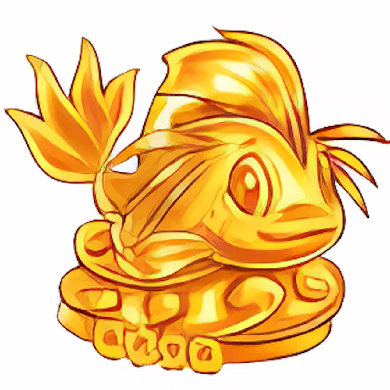 Golden Koi of the Deep