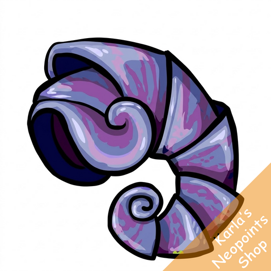 Purple Twirly Shell
