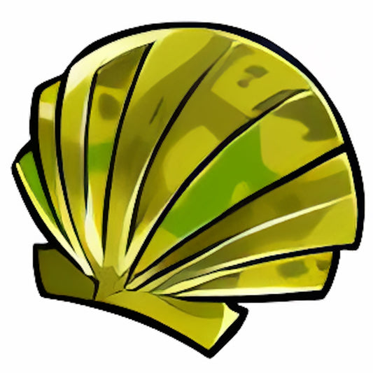 Camouflage Scallop Shell