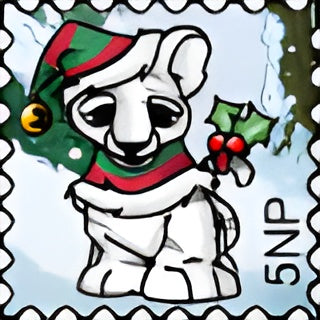 Christmas Scene Stamp