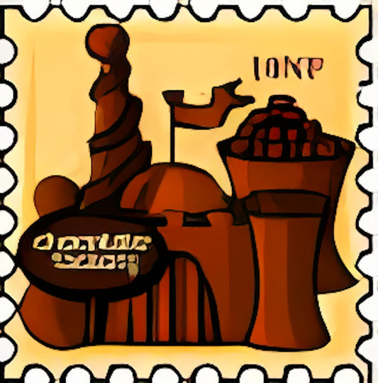 Chocolate Factory Stamp