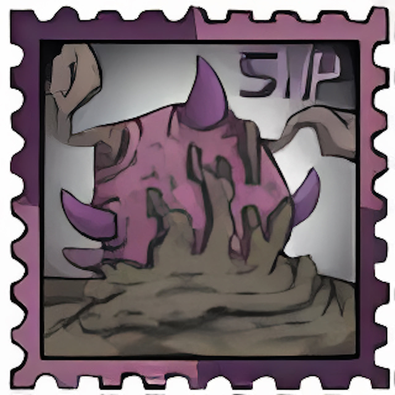 Dark Graspberry Stamp – Karla's Neopoints Shop