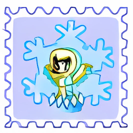 Snowglobe Faerie Stamp