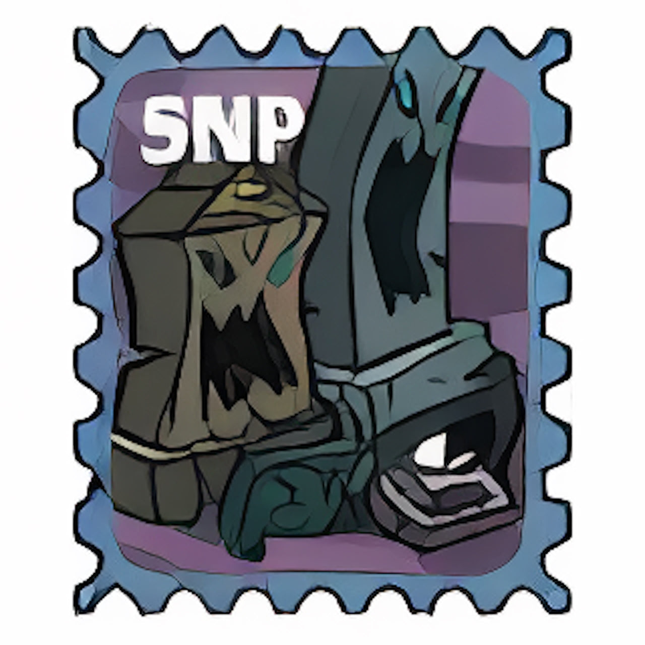 Sentient Headstones Stamp