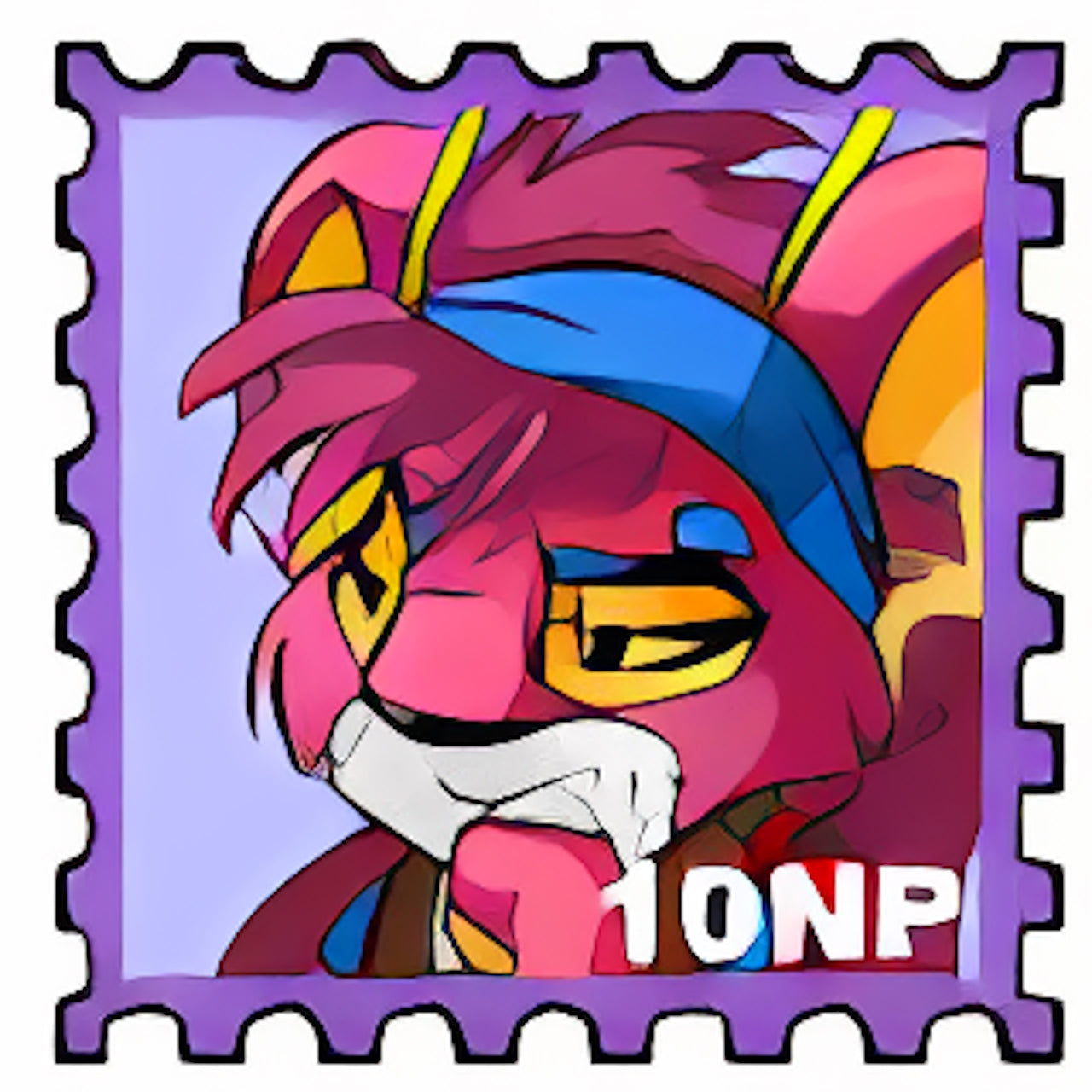 Thoughtful Linae Stamp