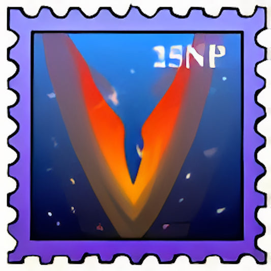 Holographic Virtupets Stamp