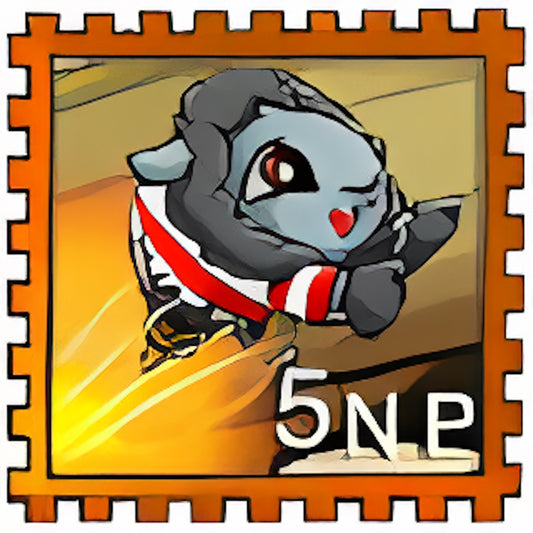 Petpet Cannonball Stamp