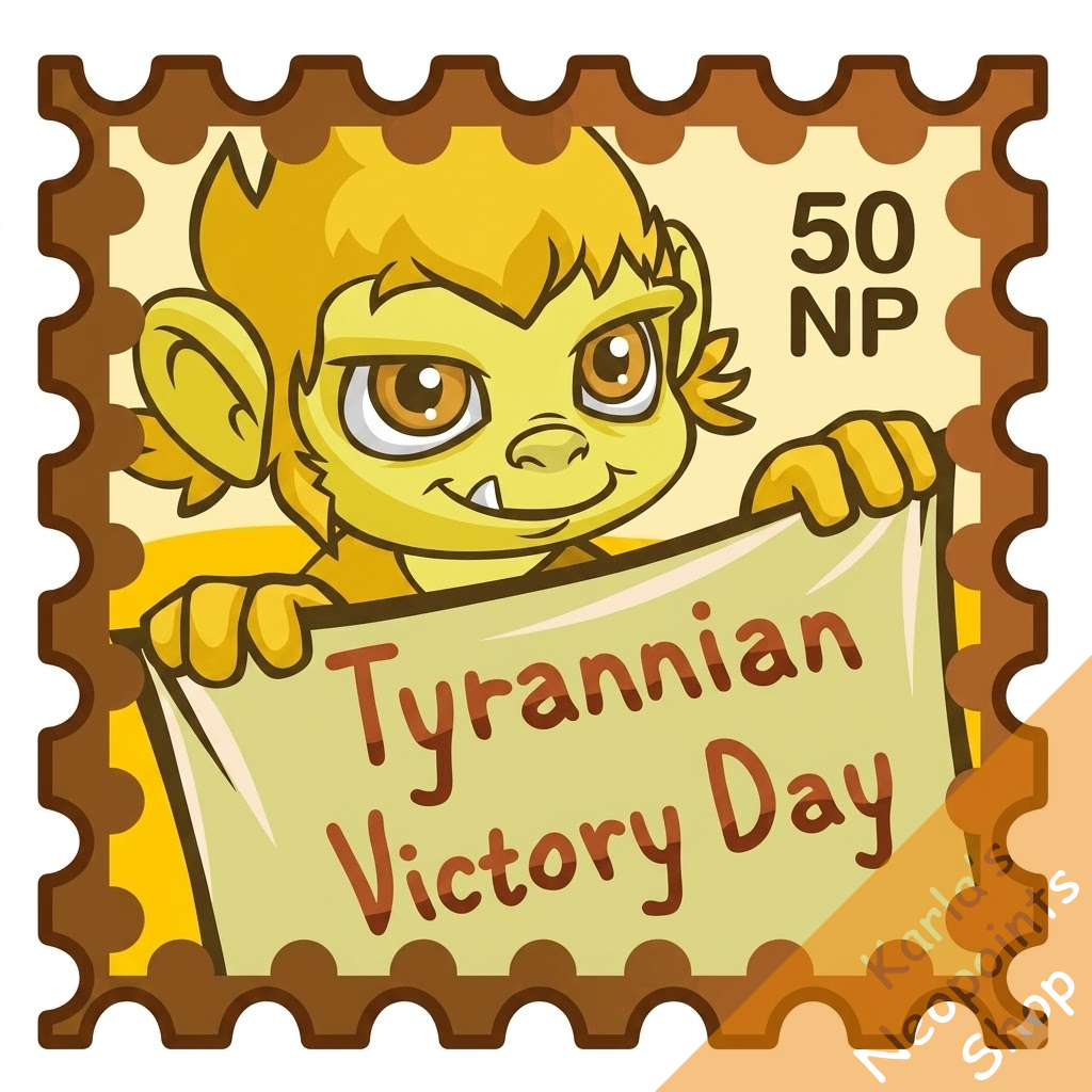 Tyrannian Victory Day Stamp