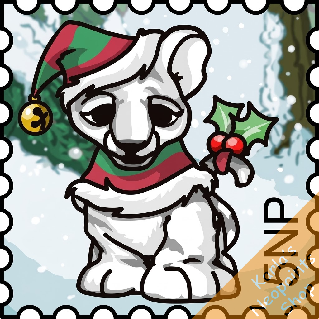 Christmas Scene Stamp
