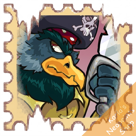 Captain Bloodhook Stamp