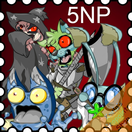 Zombified Heroes Stamp