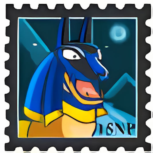 Midnight Desert Lupe Stamp