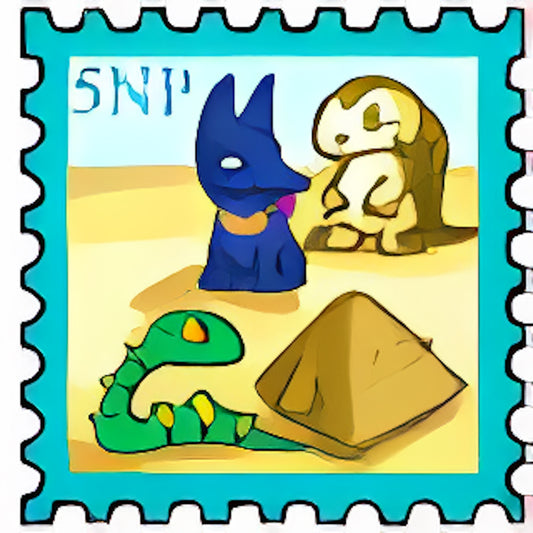 Desert Petpet Stamp