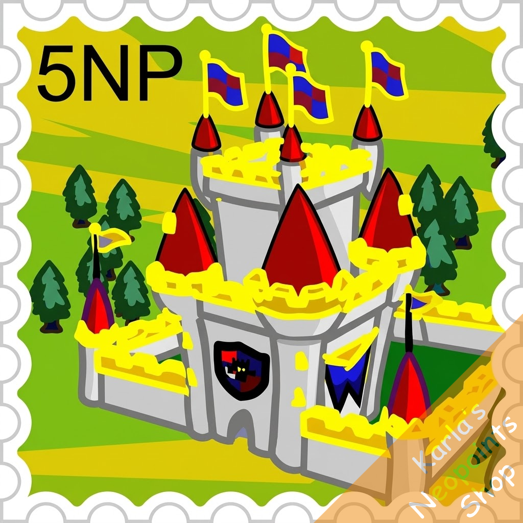 Meridell Castle Stamp