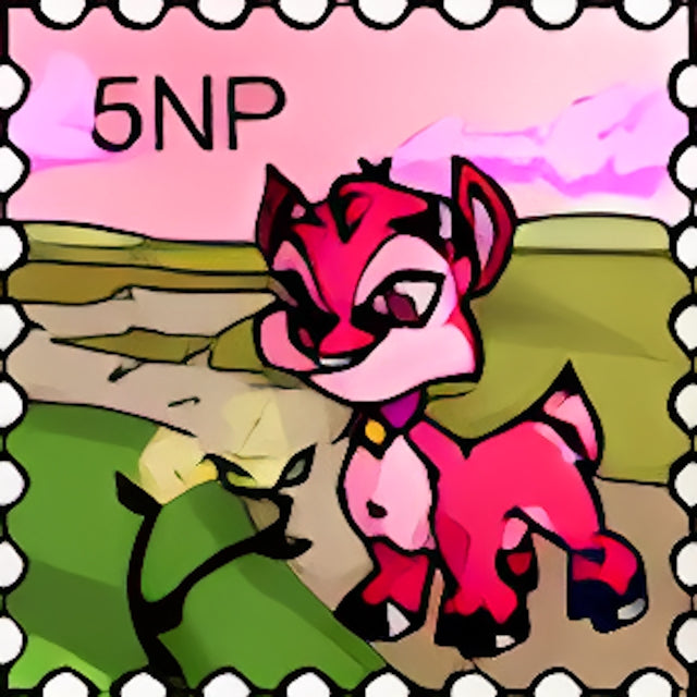 Cherry Blossom Ixi Stamp