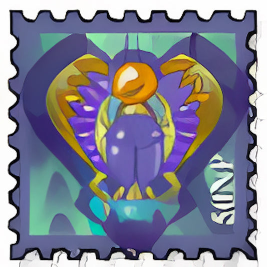 Jewelled Scarab Stamp