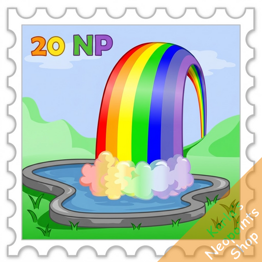Rainbow Pool Stamp